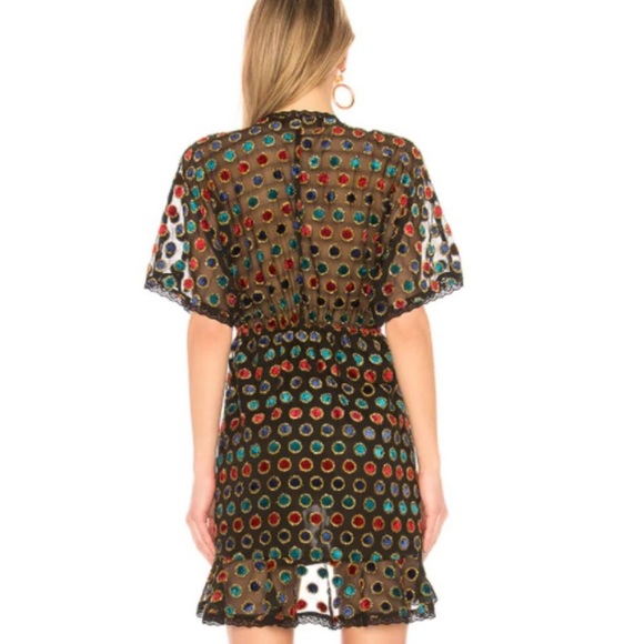 NWT House of Harlow 1960 x REVOLVE Cruz Dress in Noir Size Small - Picture 3 of 11